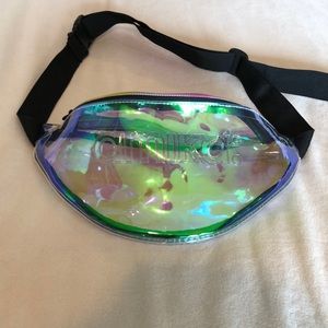 NWOT Amika holographic fanny pack
